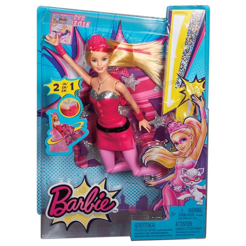 Boneca Barbie Super Princesa 2em1 Original Cdy61 Mattel