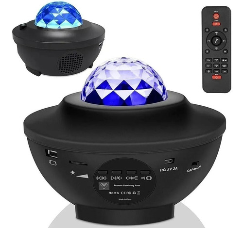 Proyector De Galaxias Led Con Bluetooth / Musica Multicolor