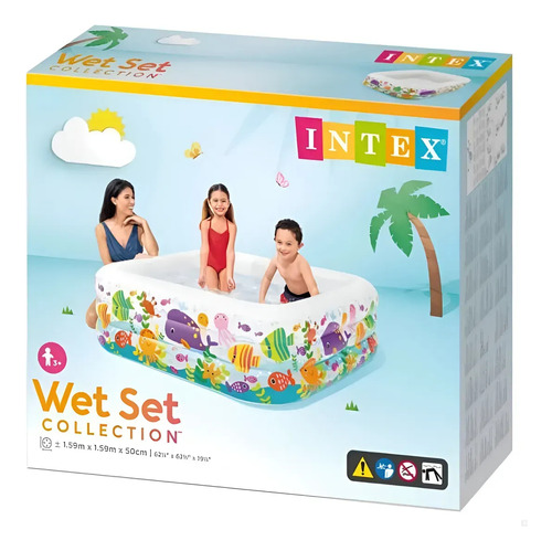 Alberca Piscina Inflable Niño Intex Wet Set - 430 L
