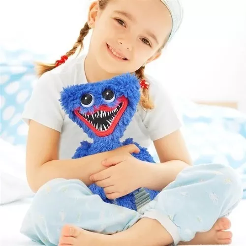 Huggy Wuggy Brasil Pelucia Azul Boneco Playtime Pop Time Bri