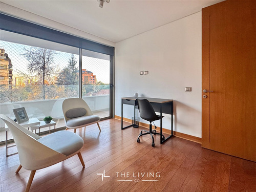 Departamento Amoblado En Arriendo 4 Dorm En El Las Condes.