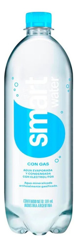 Combo Agua Smartwater 12 Con Gas + 12 Sin Gas Botella 591ml
