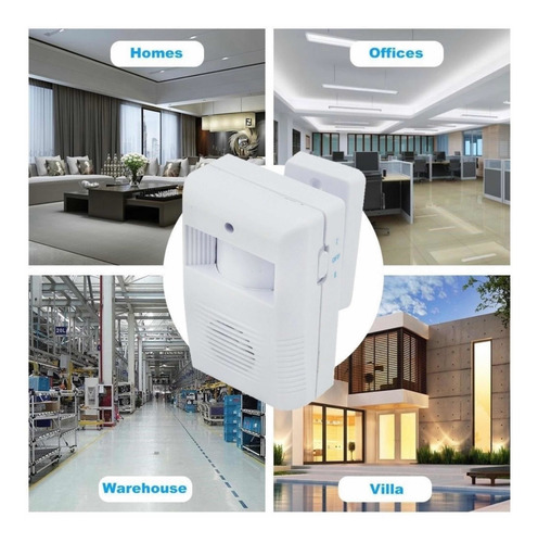Imagen 3 de 4 de Timbre Con Sensor De Movimiento Para Negocios Y Locales
