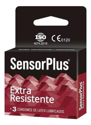 Caja 3 Preservativos Extra Resistent Sensorplus Baratisimos 