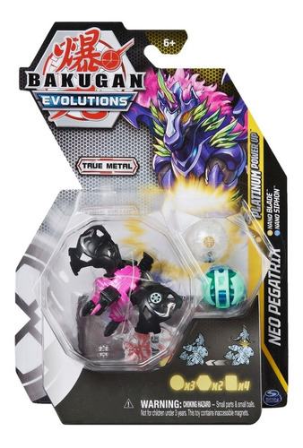 Set De Muñecos Spin Master Bakugan Evolutions True Metal