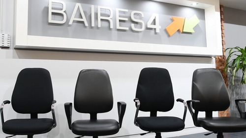 Imagen 2 de 5 de Silla Ejecutiva De Escritorio Sillon Ergonómico Baires4 Full
