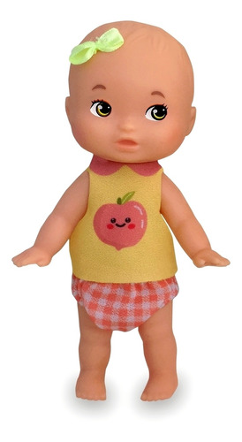 Boneca Bebê Frutinha Pessego Little Mommy Original - Pupee