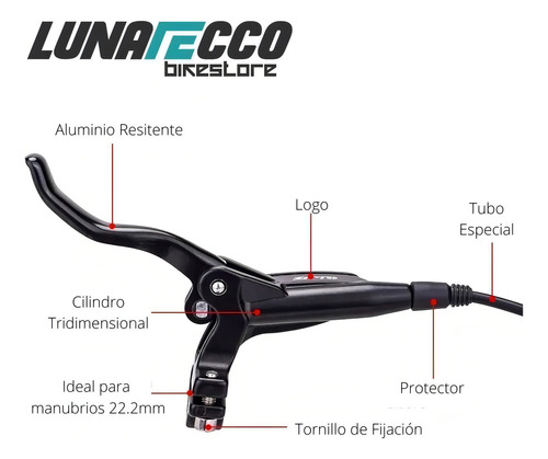 Par De Frenos Hidráulicos Zitto Calidad Para Bicicleta Mtb
