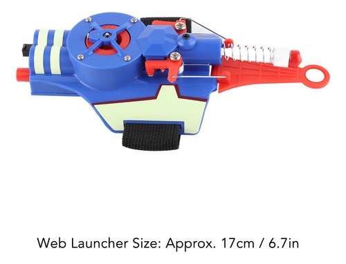 Juguete De Pulsera Blue Night Luminous Web Launcher Para