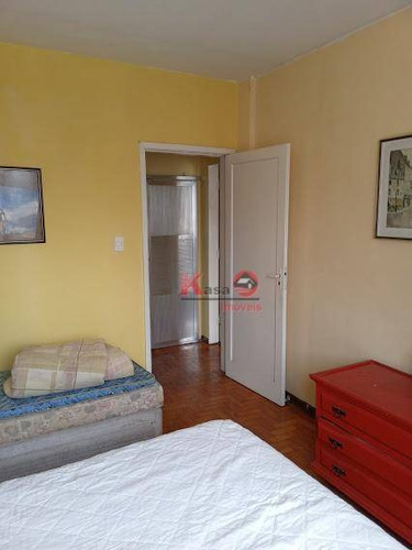 Apartamento Com 2 Dormitórios Com O 3° Opcional À Venda, 120 M² Por R$ 590.000 - Gonzaga - Santos/sp - Ap10162