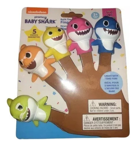 Mz Marionetas Educativas Pinkfong 5 Sharks