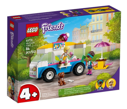 Lego Friends Camión De Los Helados Repartidor + Personajes