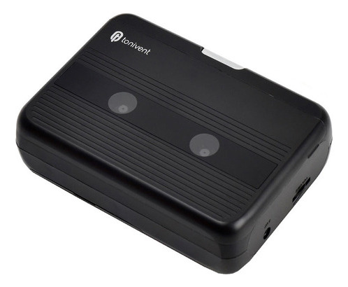 Mini Leitor De Cassetes Tape Record Fm Radio Com 3,5 Mm