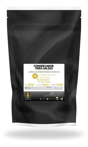 Conservador Para Salsas 1kg