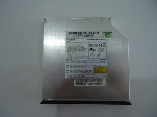 Drive Dvd Rom Cdrw Scb5265 Ide Notebook Acer 3000 3002 3004