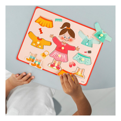 A Juego De Mesa For Vestir Montessori Juguete Educativo