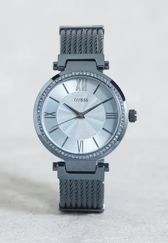 Reloj Guess W0638l3 Cristales Acero Dama Agente Oficial