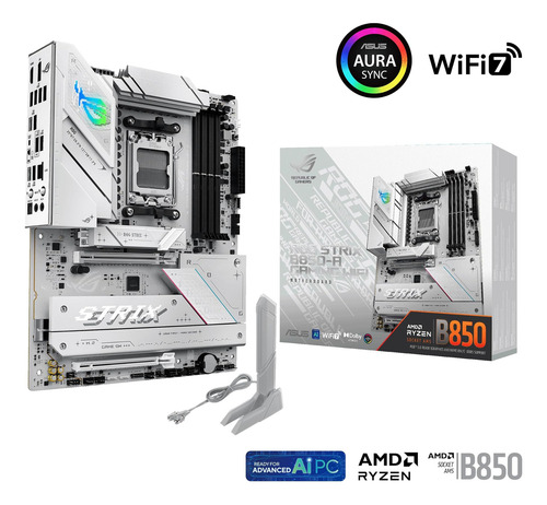 Asus Rog Strix B850-a Gaming Wifi Amd Am5 B850 Atx Motor De