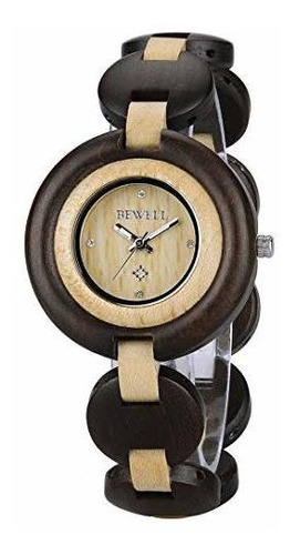 Bewell Ajustable Elegante Pulsera De Cuarzo Analogico Reloj