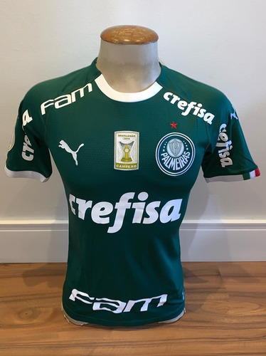 Camisa Palmeiras Brasileirão 2019 De Jogo #20 Lucas Lima