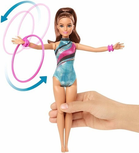 Imagem 4 de 7 de Boneca Barbie Dreamhouse Adventures Spin Twirl Ginasta 2020