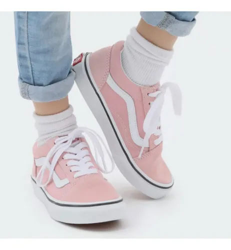 Pink vans old skool high top clearance