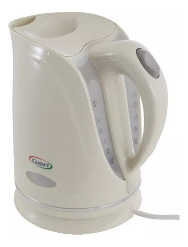 Imagen 2 de 4 de Jarra Electrica Cuori Acero Inoxidable 2 Litros Casahogar