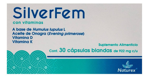Silverfem Con Vitaminas A Base Se Humulus Lupulus L 20 Cáp