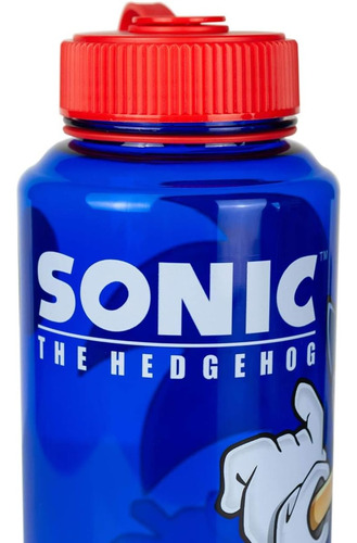 Just Funky Sonic The Hedgehog Botella De Agua De Plástico '
