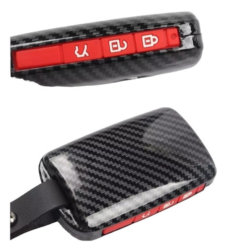 Funda Carbono Roja Mazda Cx5 2019-2021 