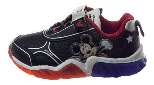 Zapatillas Footy Niños Mickey Con Luz Led Al Pisar Art Mic20