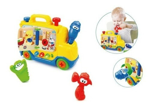 Imagen 3 de 3 de Camion C/herramientas Musical Int 0795 Winfun