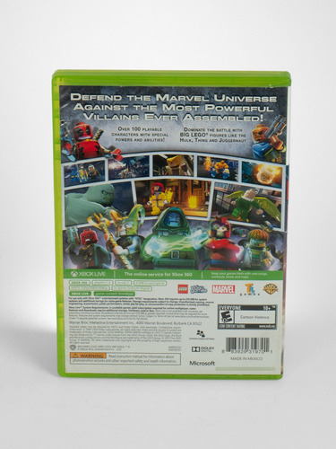 Jogo Lego Marvel Super Heroes (xbox 360, Mídia Física) (Usado)
