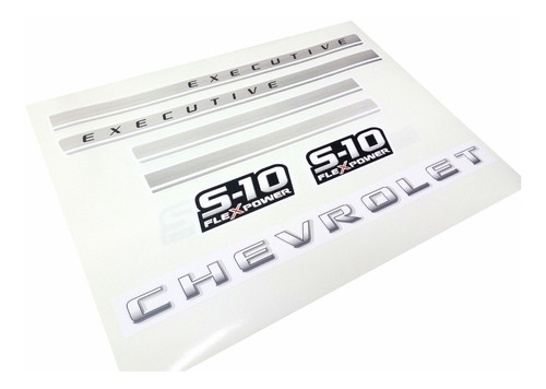 Faixa Adesivo Chevrolet S10 Executive Flex 2010 