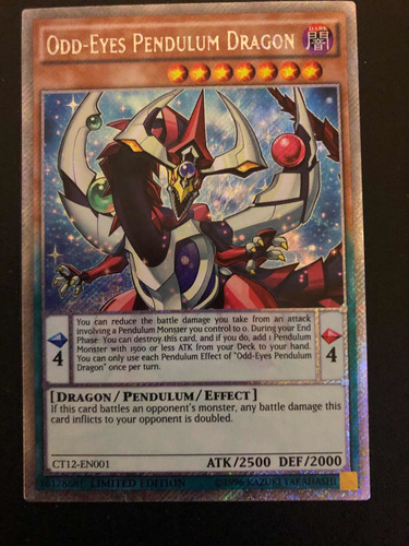 Yugioh! Odd Eyes Pendulum Dragon Ct12-en001