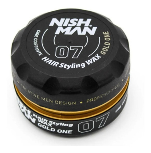Cera Cabello Nishman Gold One 07 Fijación Brillo Firmeza