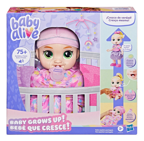 Baby Alive Baby Crece, Lala Googoo, Muñeca Interactiva