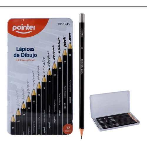 Lápices De Dibujo Pointer (caja De 12 Lápices)