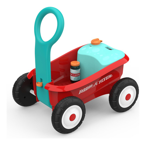 Radio Flyer Bubble Buddy Walker Wagon, Maquina De Burbujas P