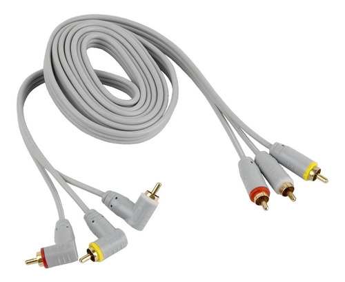Imagen 1 de 1 de Cable Tipo Rca Para Audio Y Video 4.57 Mts Xscorpion Av15