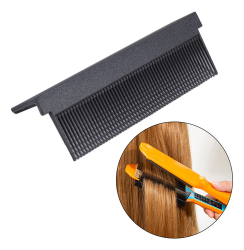 6 Accesorio De Peine Alisador Peine De Peluquería En Negro