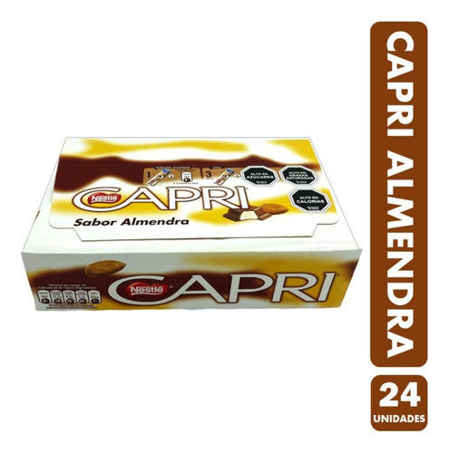 Chocolates Capri De Almendra (24 Uni)
