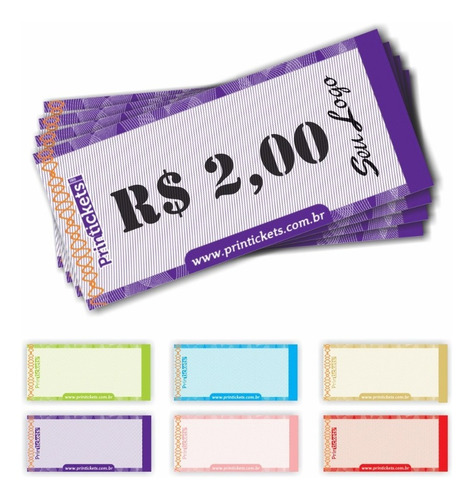 Imagem 5 de 6 de Ficha De Bar P/ Eventos Bar 10000 Un Frete Gratis