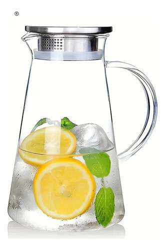 Jarra Twinkle Vidro Borossilicato Com Tampa Em Aco Inox 1,8l