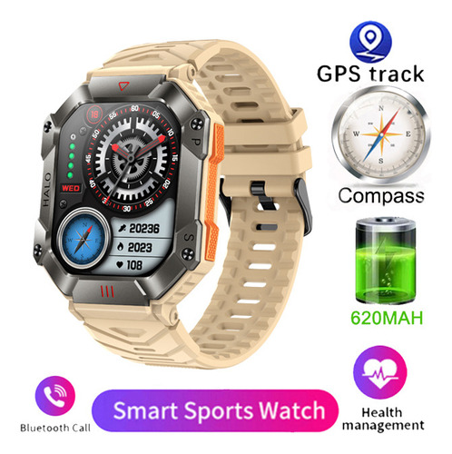 Kr80 Reloj Inteligente Hombre Smartwatch Gps Deportivo