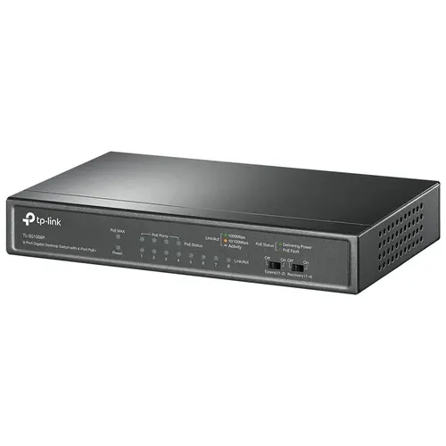Switch de 8 portas Tp-Link TL-SG1008P V7.4