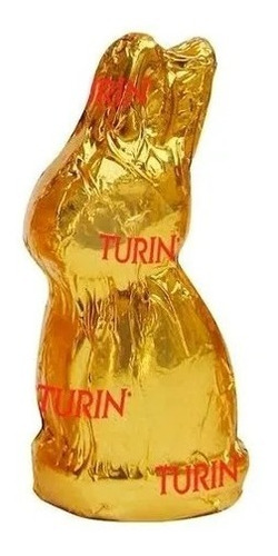 Conejo De Chocolate Turin Vitrolero Con 30 Pzas