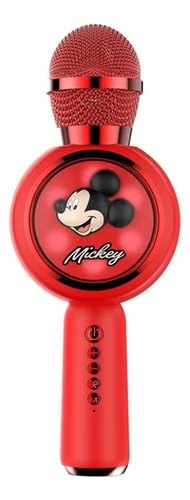 Micrófono Karaoke Mickey Ce-859v Bluetooth Parlante Niños 