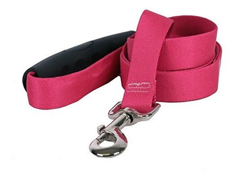 Yellow Dog Design Magenta Simple Solid Ezgrip Dog Leash