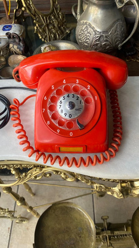 Telefone Antigo Ericsson Vermelho, Original. 